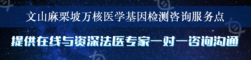 文山麻栗坡万核医学基因检测咨询服务点